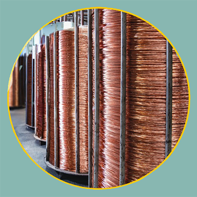 coils of copper